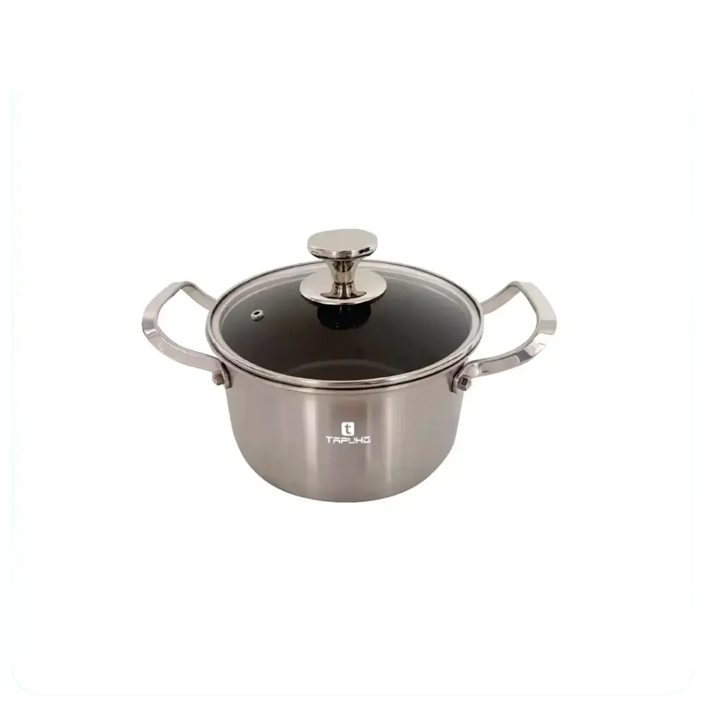Nồi Inox 304 Nguyên Khối cao cấp chống dính TP-1824 (18cm x 9.5cm)