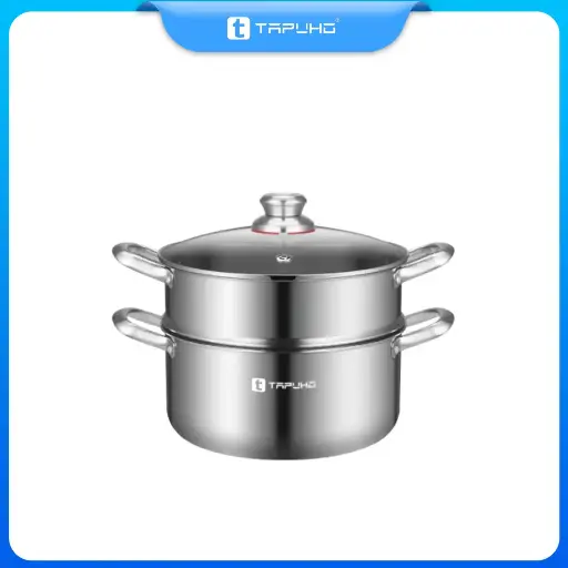 [TP2034] Nồi Hấp Inox 3 Lớp 2 Tầng Cao Cấp TP-2034 26cm